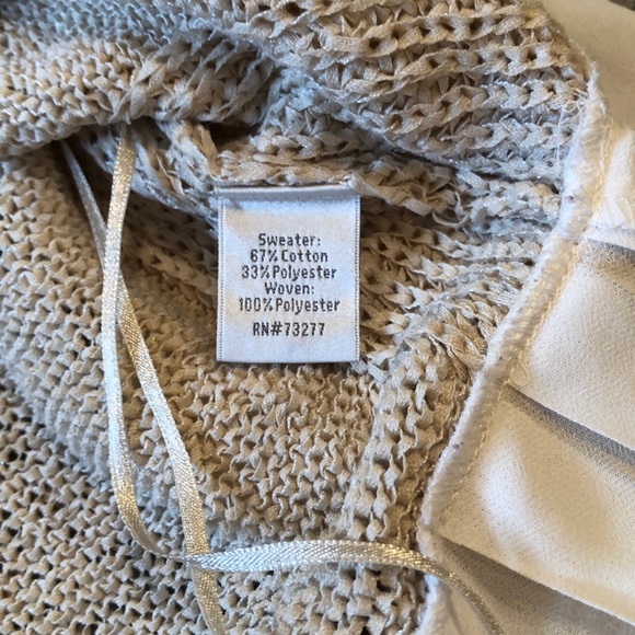 LC Lauren Conrad sweater vest and polyester blouse - Picture 6 of 7